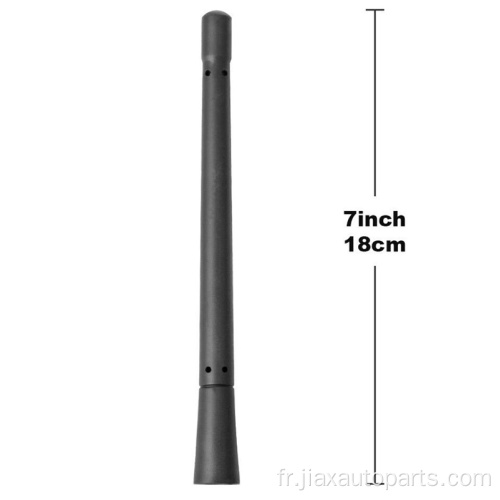 Mât d&#39;antenne de signal radio d&#39;antenne flexible en caoutchouc de 7 &quot;